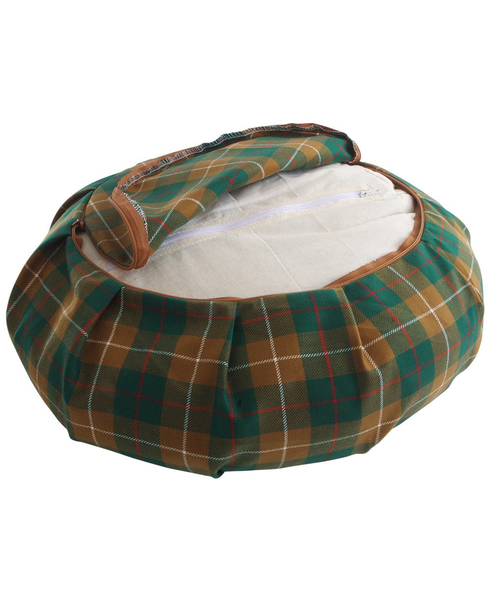 Zafu Cushion in Green and Sienna Brown、mySite、topwebapps