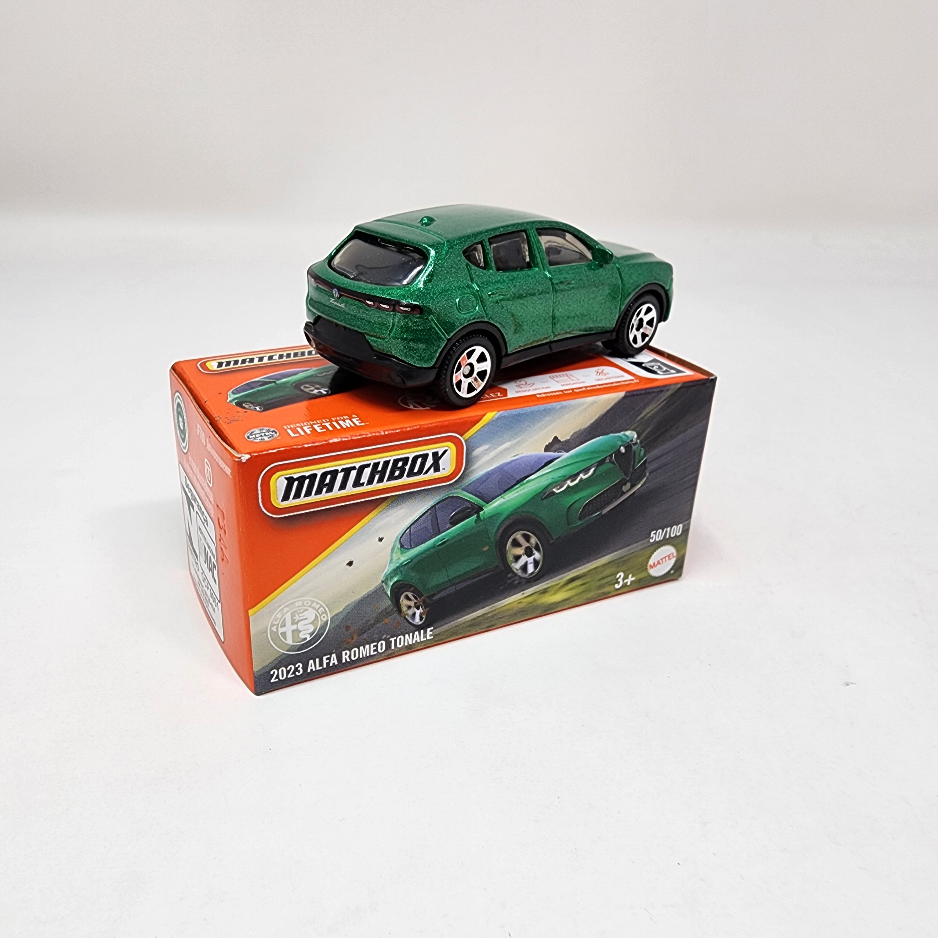2023 Alfa Romeo Tonale #50 * Green * 2025 Matchbox Power Grabs Case A、mySite、hgirdovlk