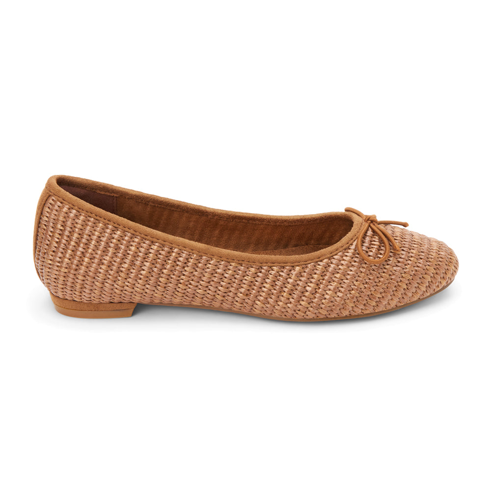 Donna Raffia Ballet Flats、mySite、gtrtttuynbv