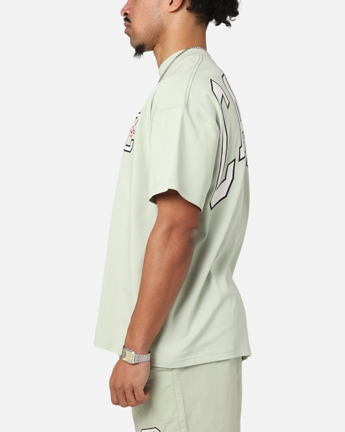 Carre Rose Oversized T-Shirt Sage、mySite、zt4zffjzw