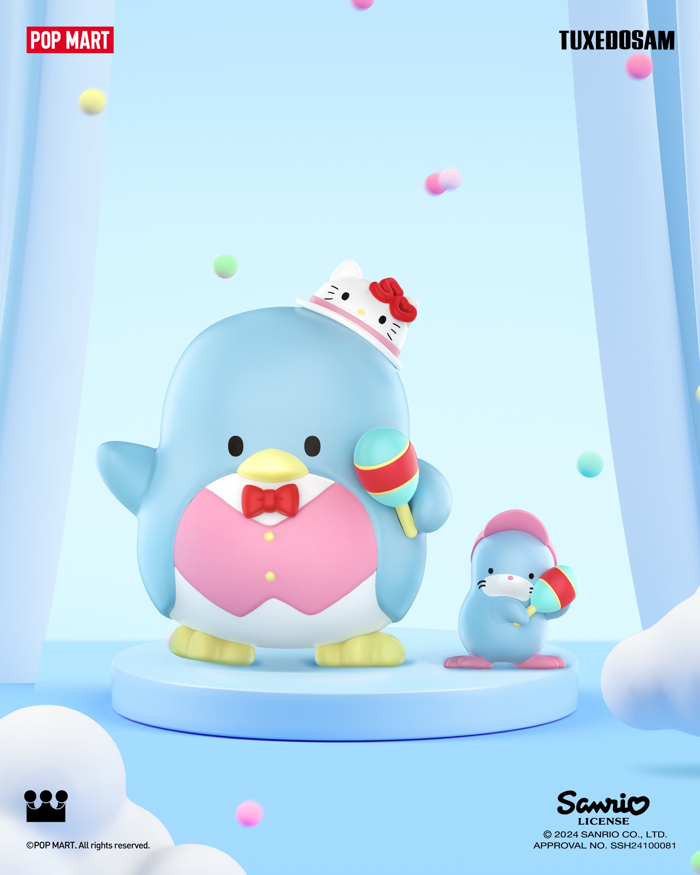  POP MART Sanrio characters Hello Kitty 50th Anniversary Series Figures、mySite、greenlandpopulation