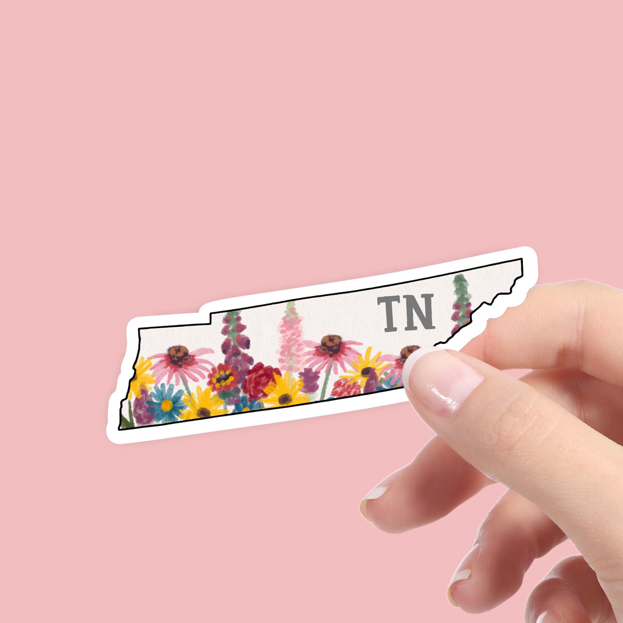  Tennessee Painterly Pattern Sticker、mySite、ghnorth