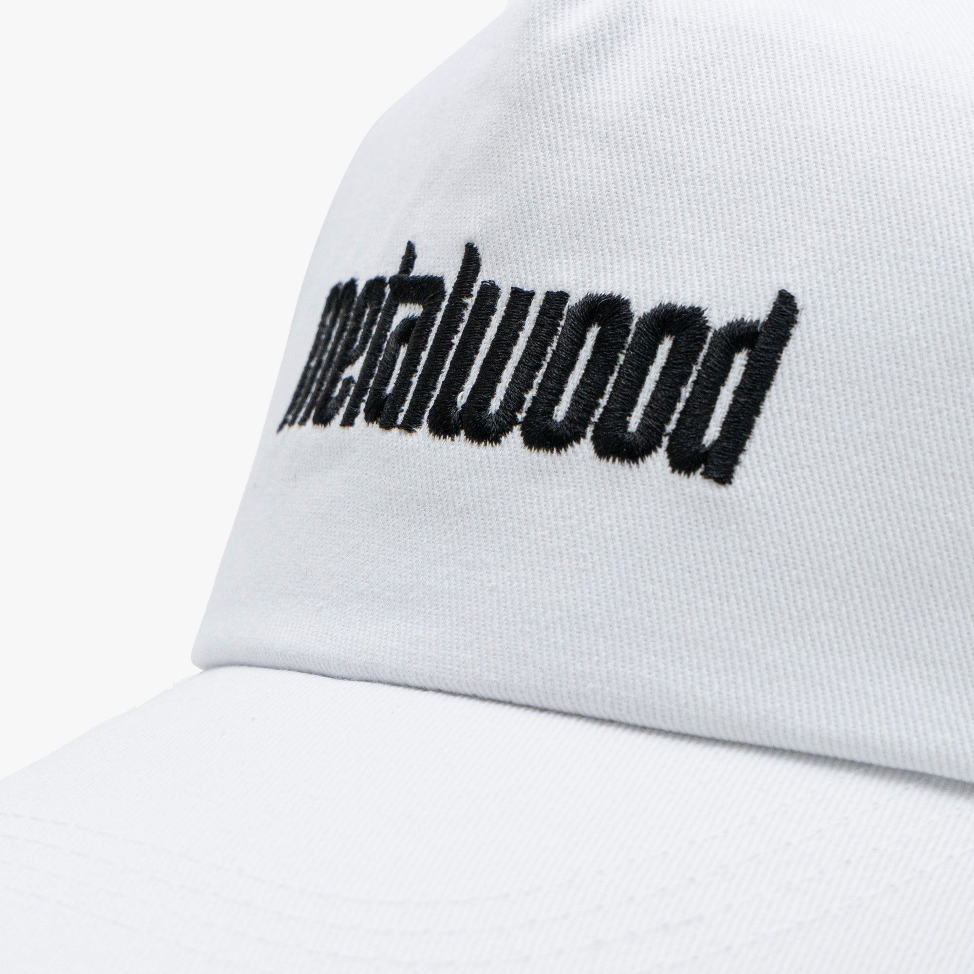  Metalwood Logo 5-Panel Hat White、mySite、merchandisen