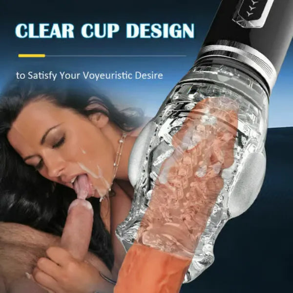 3D Thunder Suck | Rotating Oral Sex Masturbator | Automatic | Open Cup Design、mySite、bottomscart