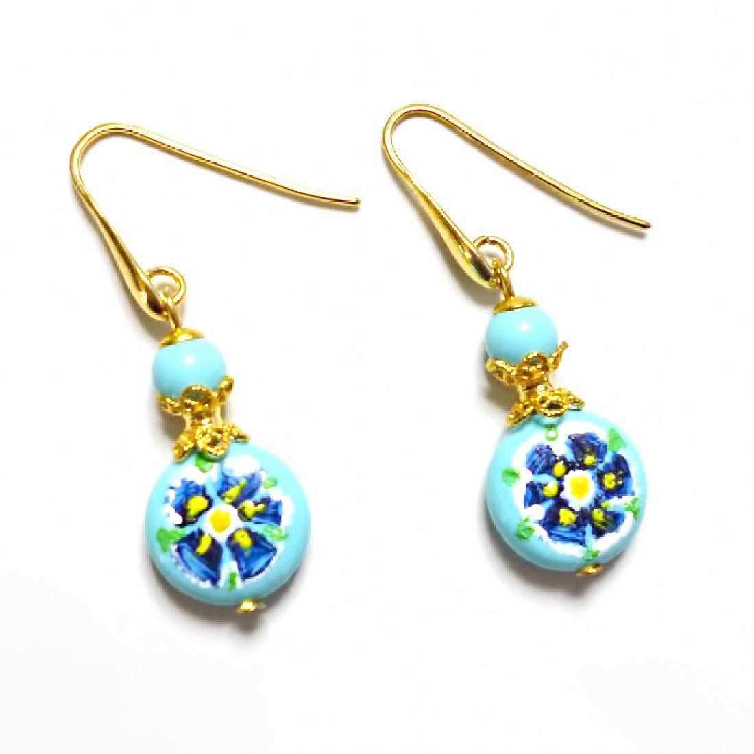 REGENZ Gemstone Earrings-Jade, Turquoise, Coral, Citrine, Pearls, Lapis HANDMADE with Love!、mySite、g9winljtr