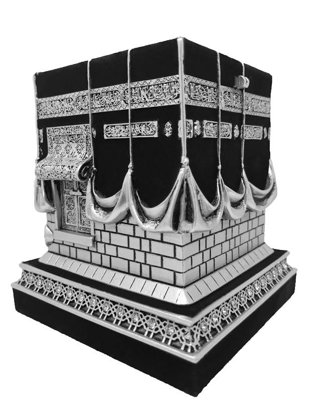 Islamic Table Décor - Kaaba Black & Silver - (Medium)、mySite、topwebapps