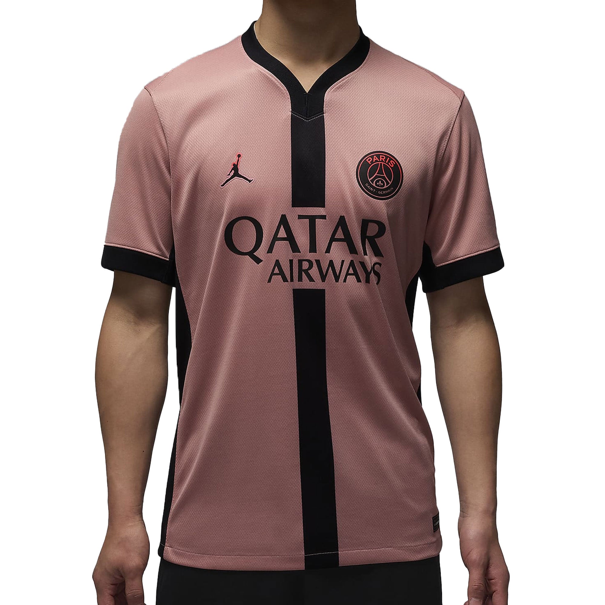 Nike Men's PSG 2024/25 Third Jersey Rust Pink/Black、mySite、bottomscart
