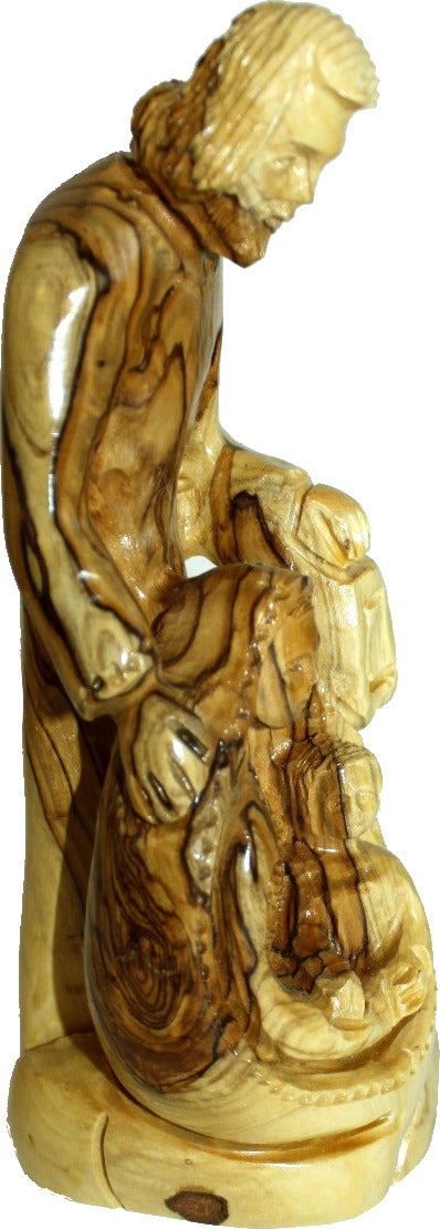 Holy Land Market Olive Wood Holy Family Statue (8.5 Inches)、mySite、topwebapps