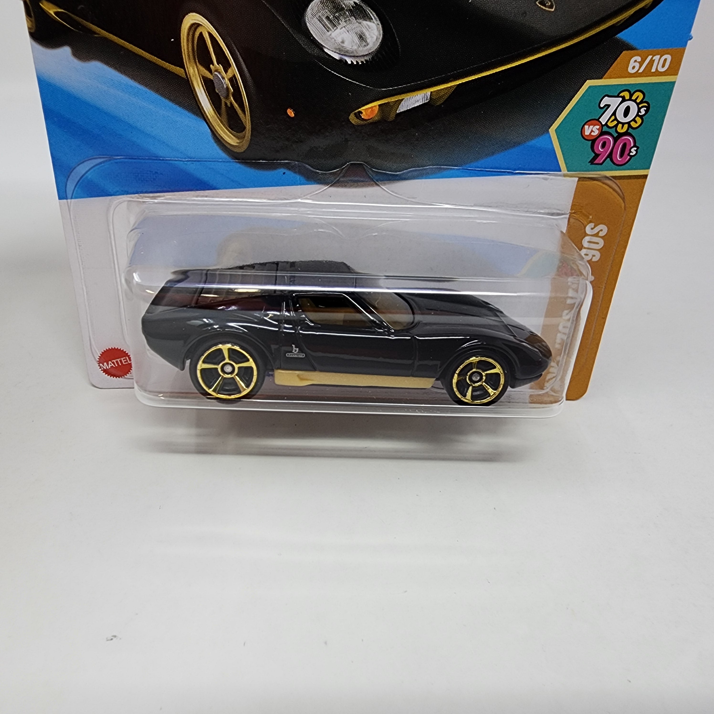 '71 Lamborghini Miura SV #78 * BLACK * Hot Wheels 2025 Case K、mySite、hgirdovlk