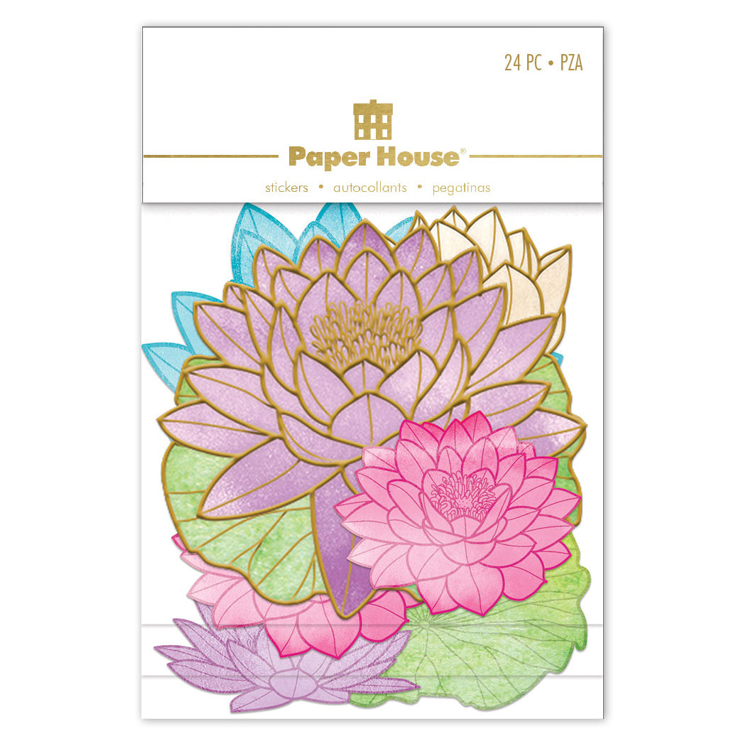  Lotus Flower Diecut Stickers、mySite、ghnorth