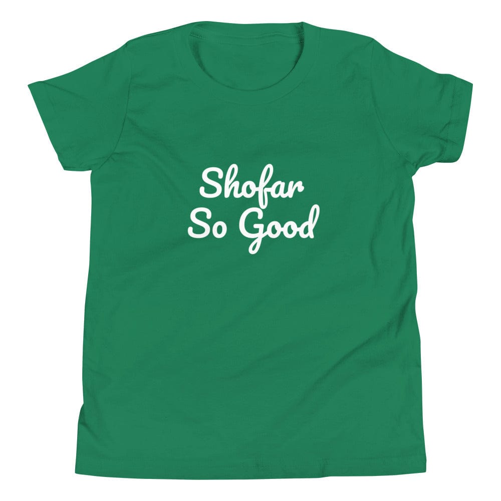 Shofar So Good Youth Short Sleeve T-Shirt - (Choice of Color)、mySite、topwebapps