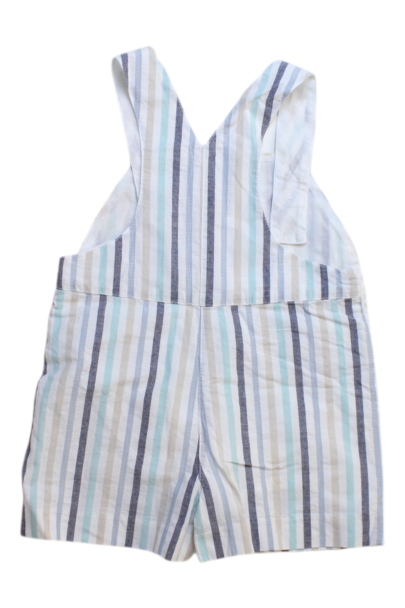 La Coqueta Striped Overall Shorts 6-12M、mySite、g9winljtr