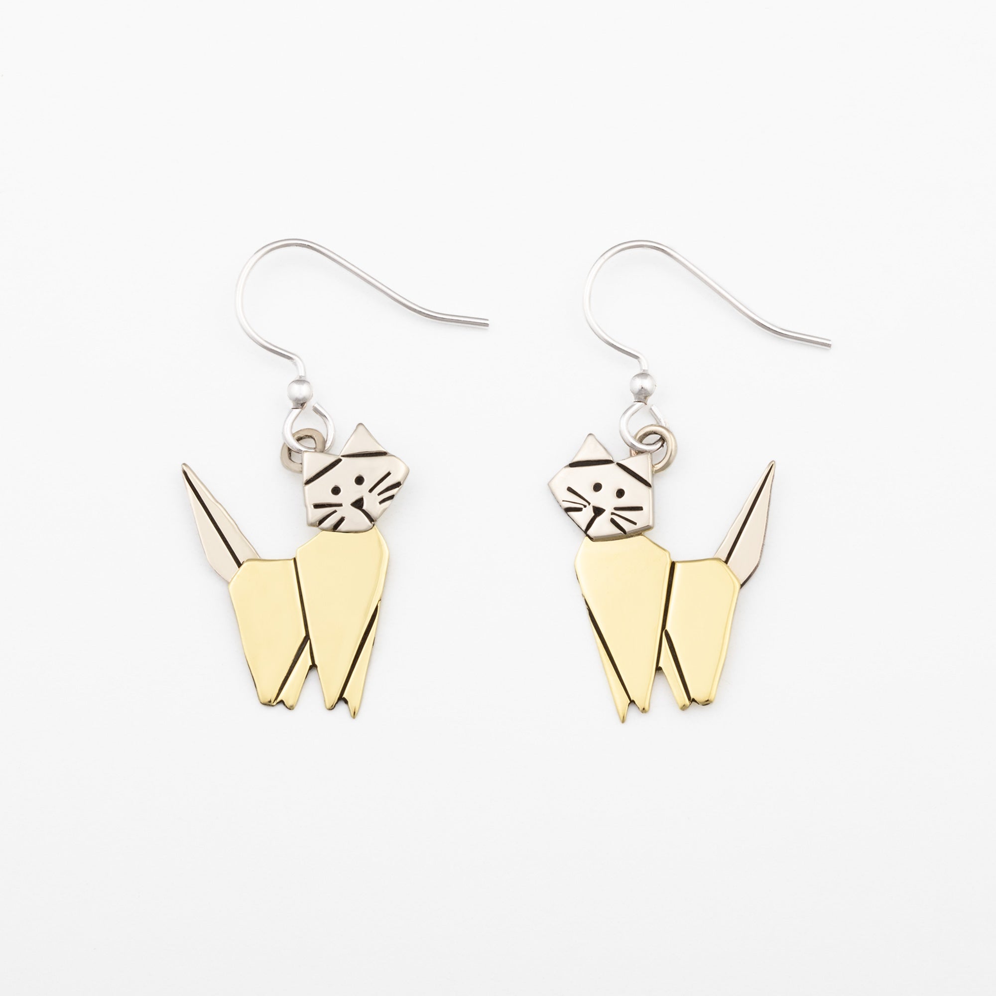 Origami Pet Earrings、mySite、camillekostekn