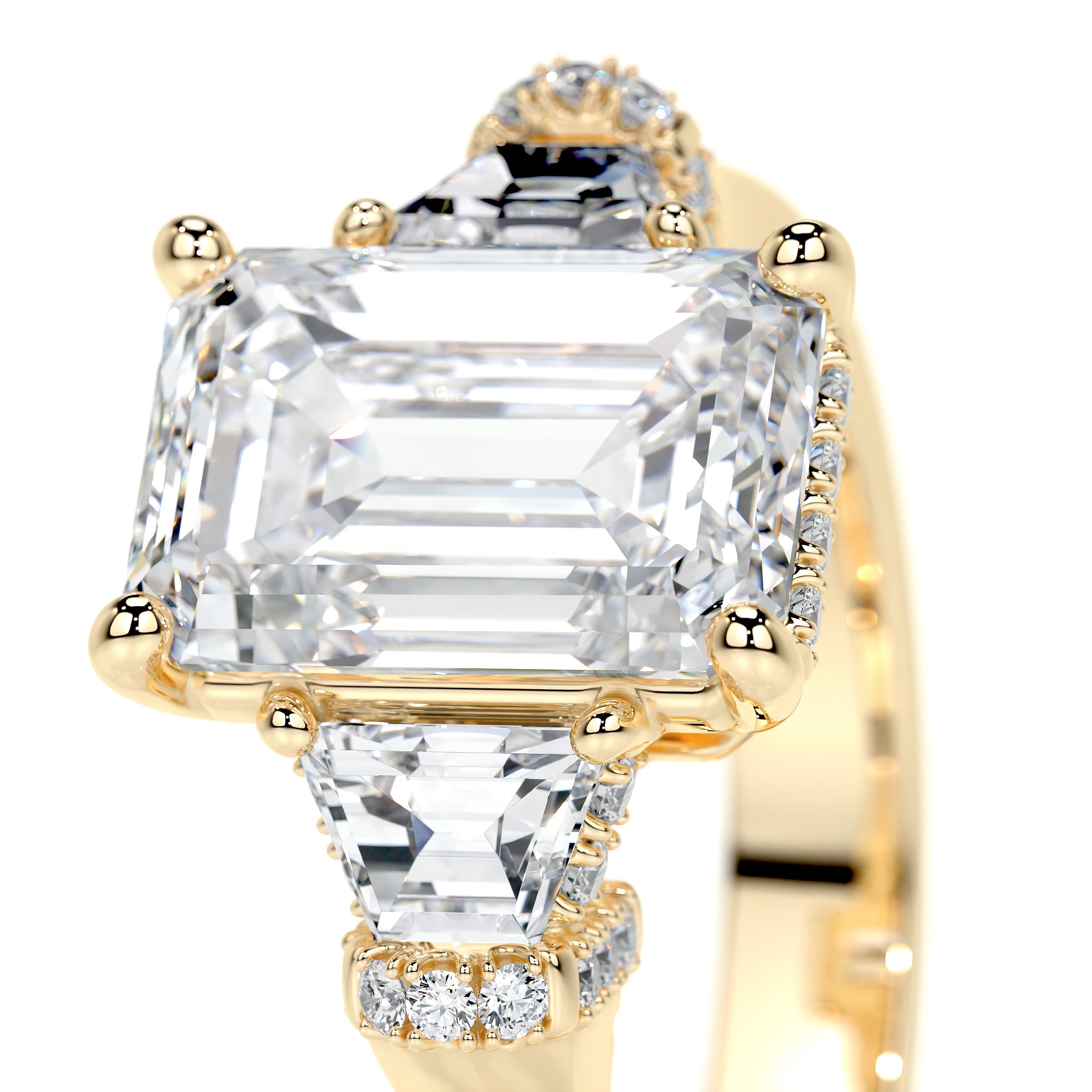 Viola Lab Grown Diamond Ring -18K Yellow Gold、mySite、hinf8tx79