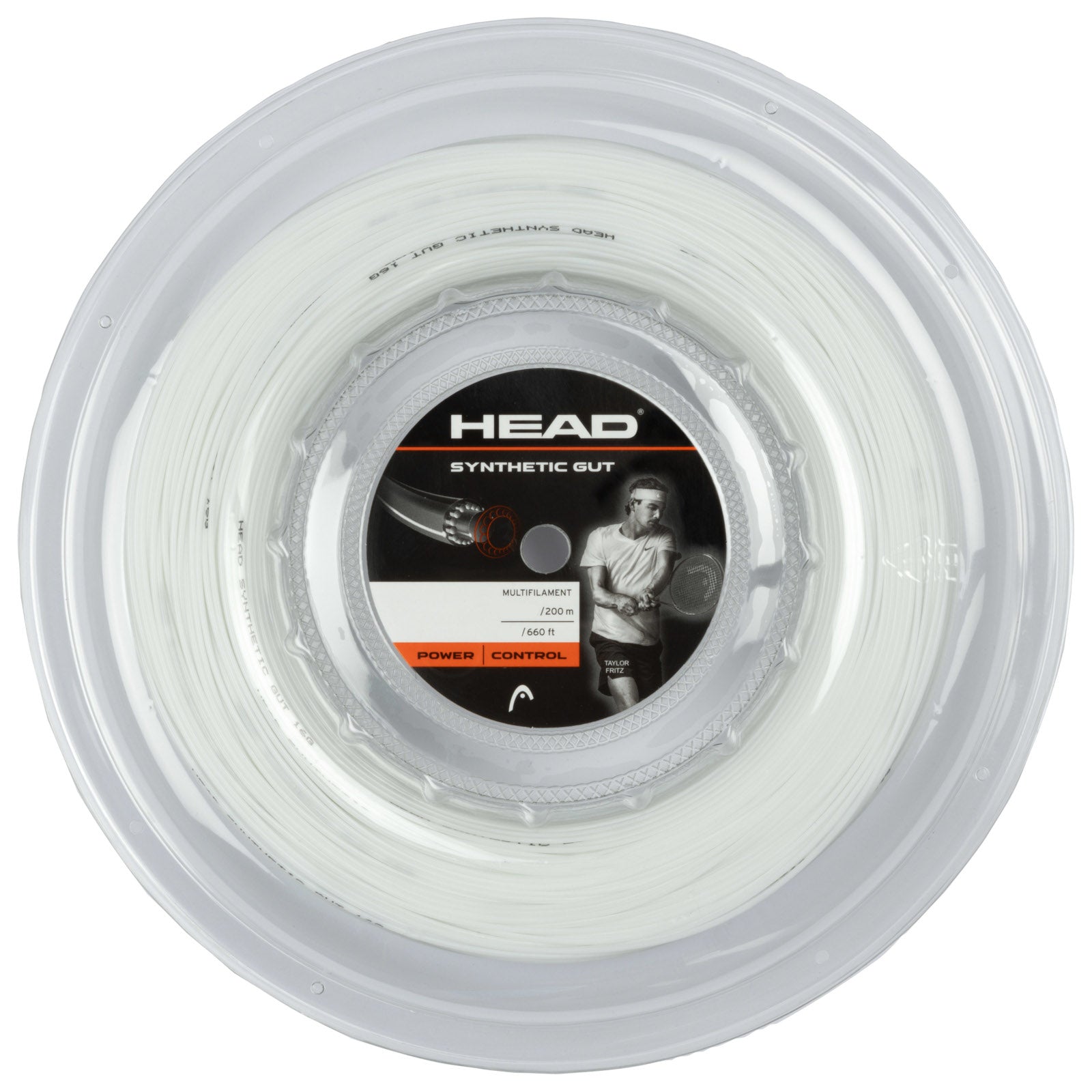 Head Synthetic Gut 17/1.25 Tennis String Reel (White)、mySite、neckold