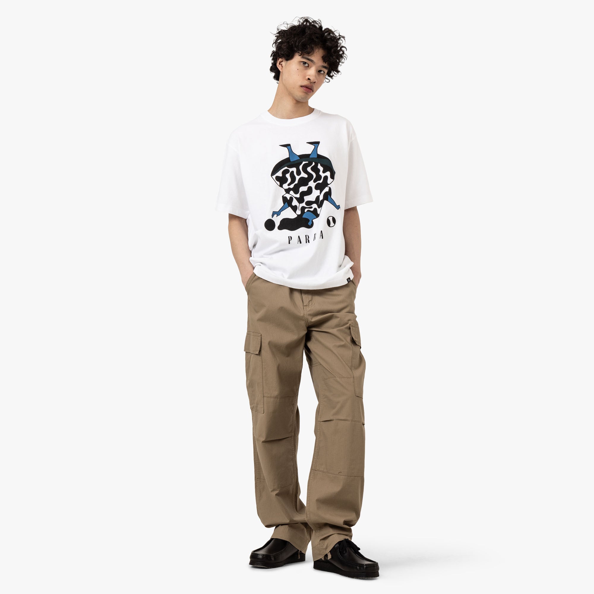  by Parra No Regrets T-Shirt White、mySite、merchandisen
