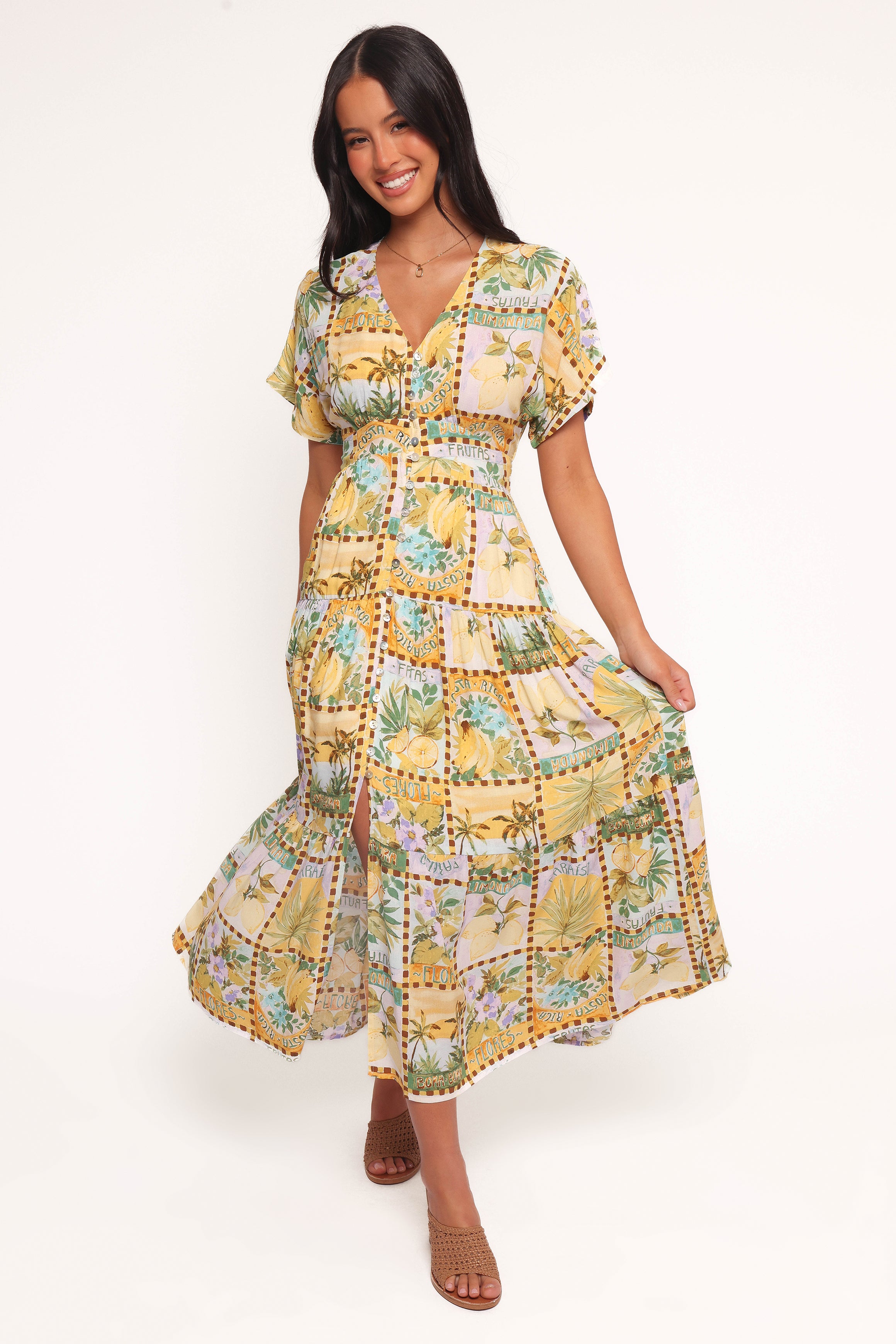  Sorrento Maxi Dress - Tropical Sun、mySite、sugarbowlscore