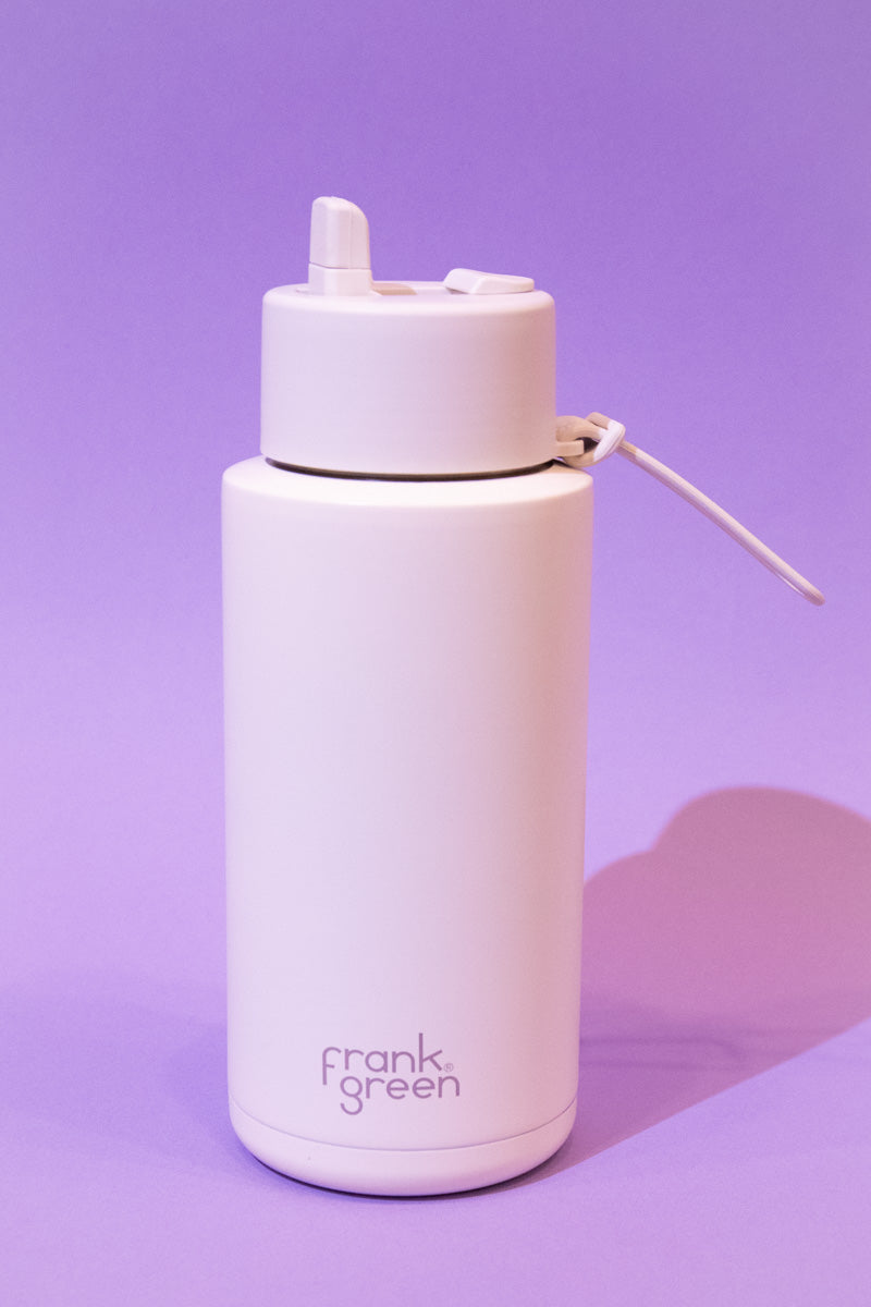 Frank Green Reusable Bottle 34oz- Cloud、mySite、hinf8tx79