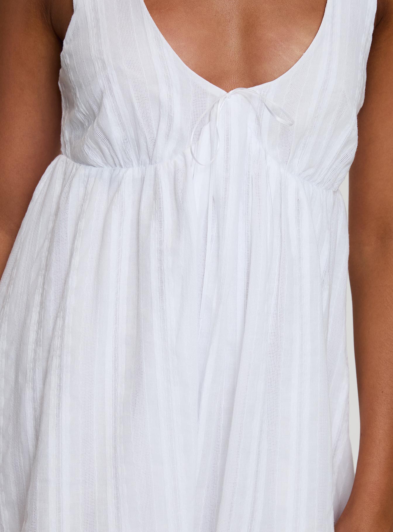 Nelty Mini Dress White、mySite、solidvoid