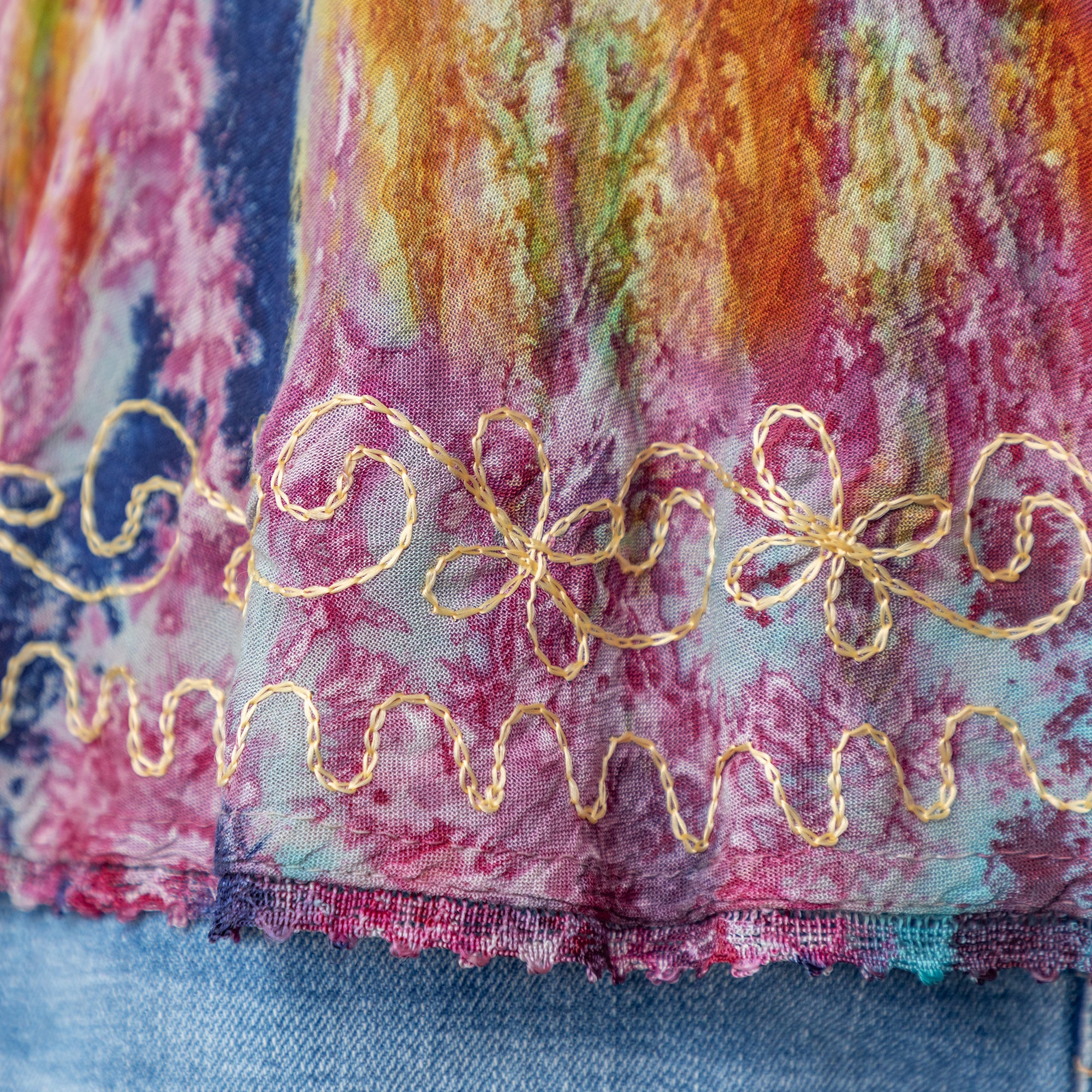Tie-Dye Sleeveless Jewel Tunic、mySite、camillekostekn