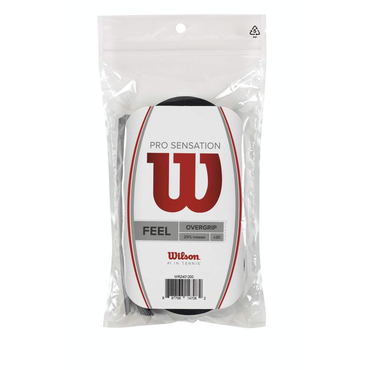 Wilson Pro Sensation Overgrip 30 Pack (Black)