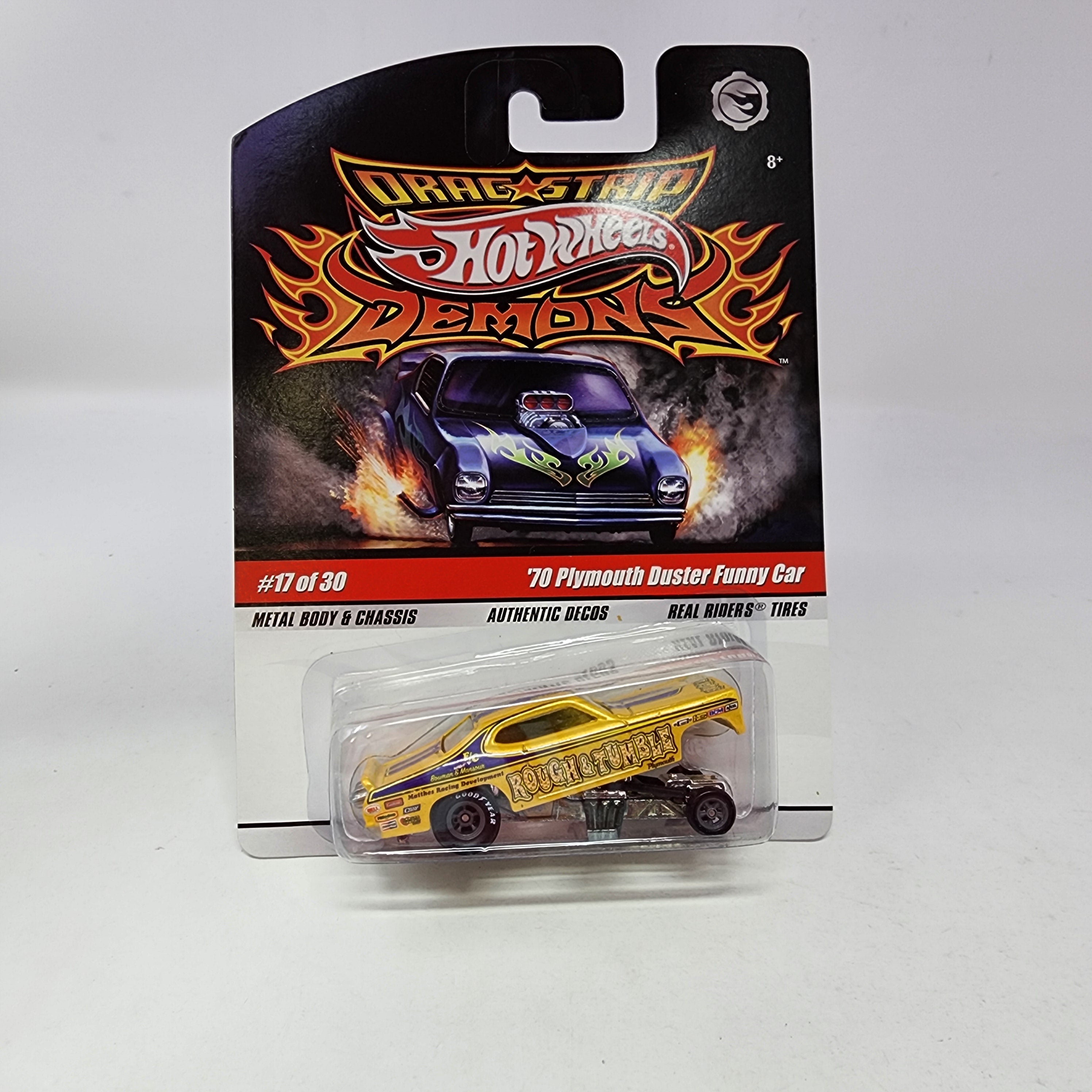 '70 Plymouth Duster Funny Car #17 * Hot Wheels Drag Strip Demons、mySite、hgirdovlk