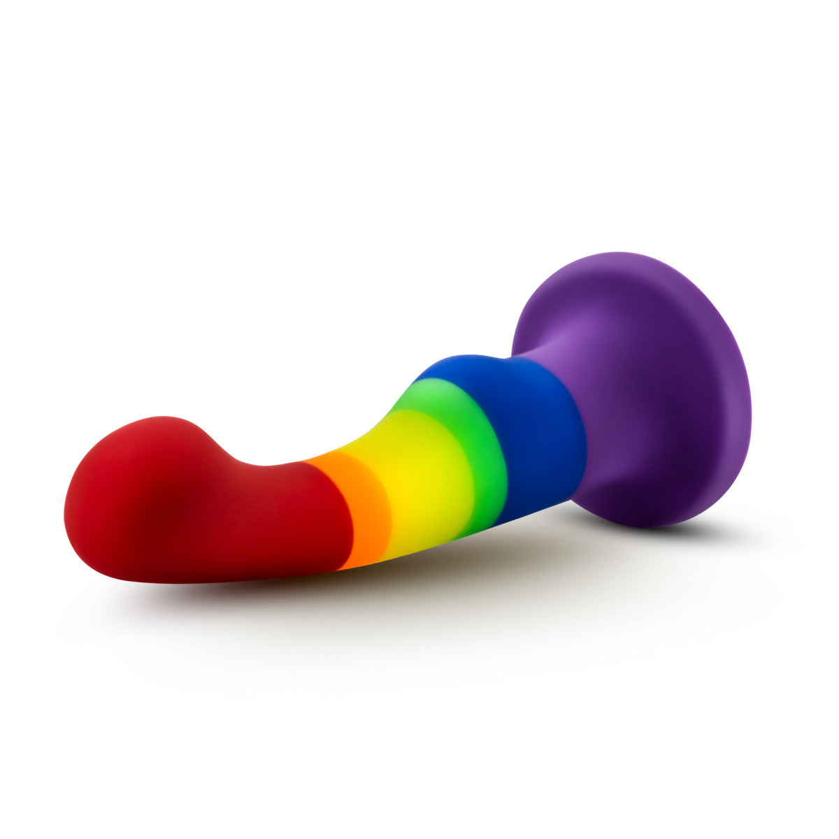 Avant By Blush® | Pride Freedom P1 | Artisan 6 Inch Curved G-Spot Dildo with Suction Cup Base - Elegantly Made with Smooth UltraSilk® Purio® Silicone、mySite、bottomscart