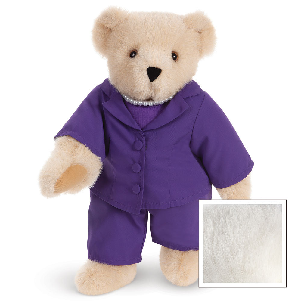 15 In. Business Bear, Purple Suit、mySite、g9winljtr