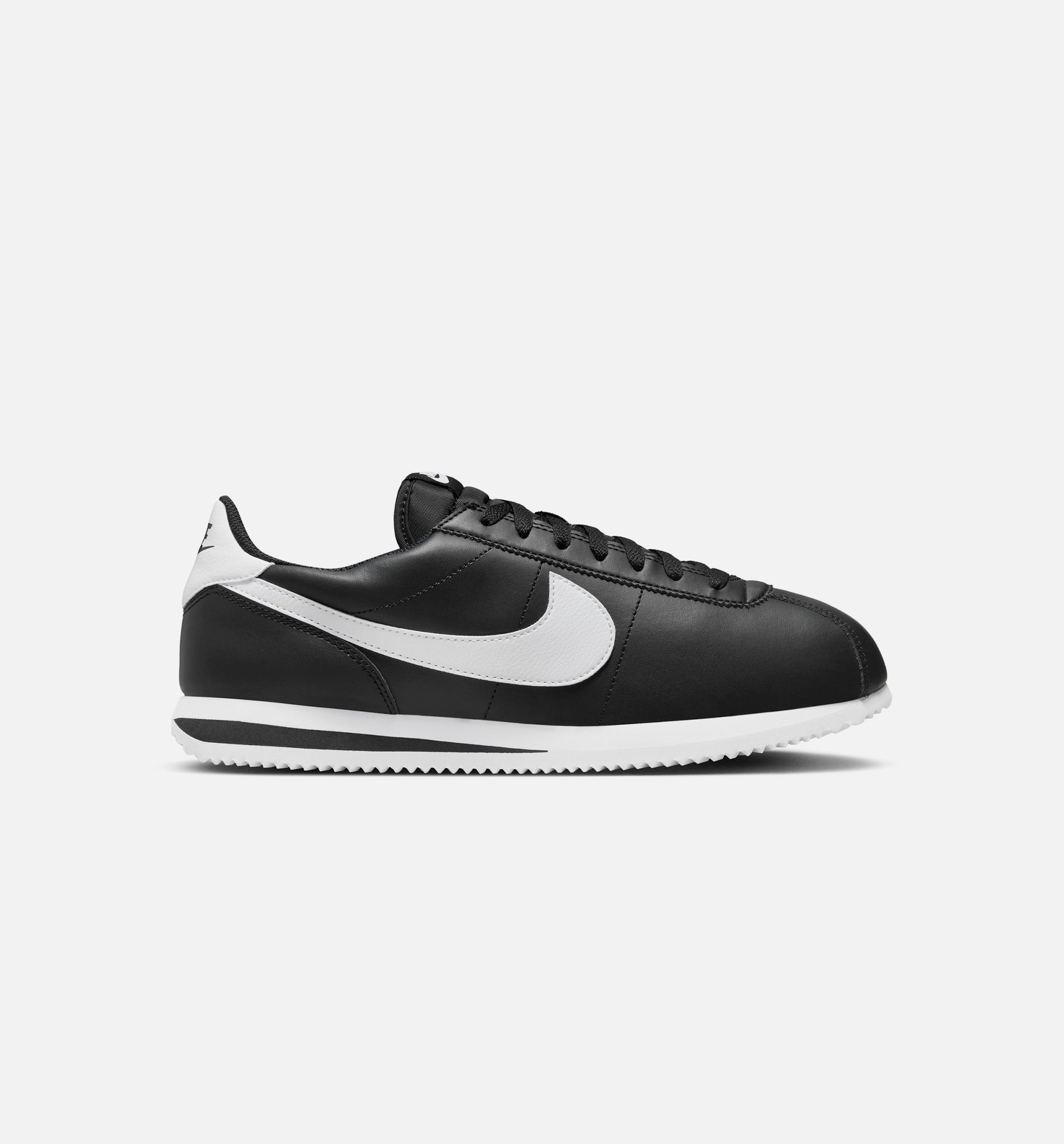 Cortez Leather Mens Lifestyle Shoe - Black/White、mySite、dreamappss