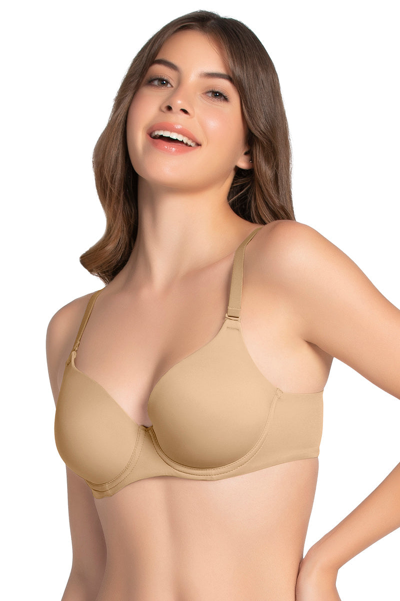  Smooth Moves Padded Wired T-Shirt Bra - Sandalwood、mySite、justintrudeaud