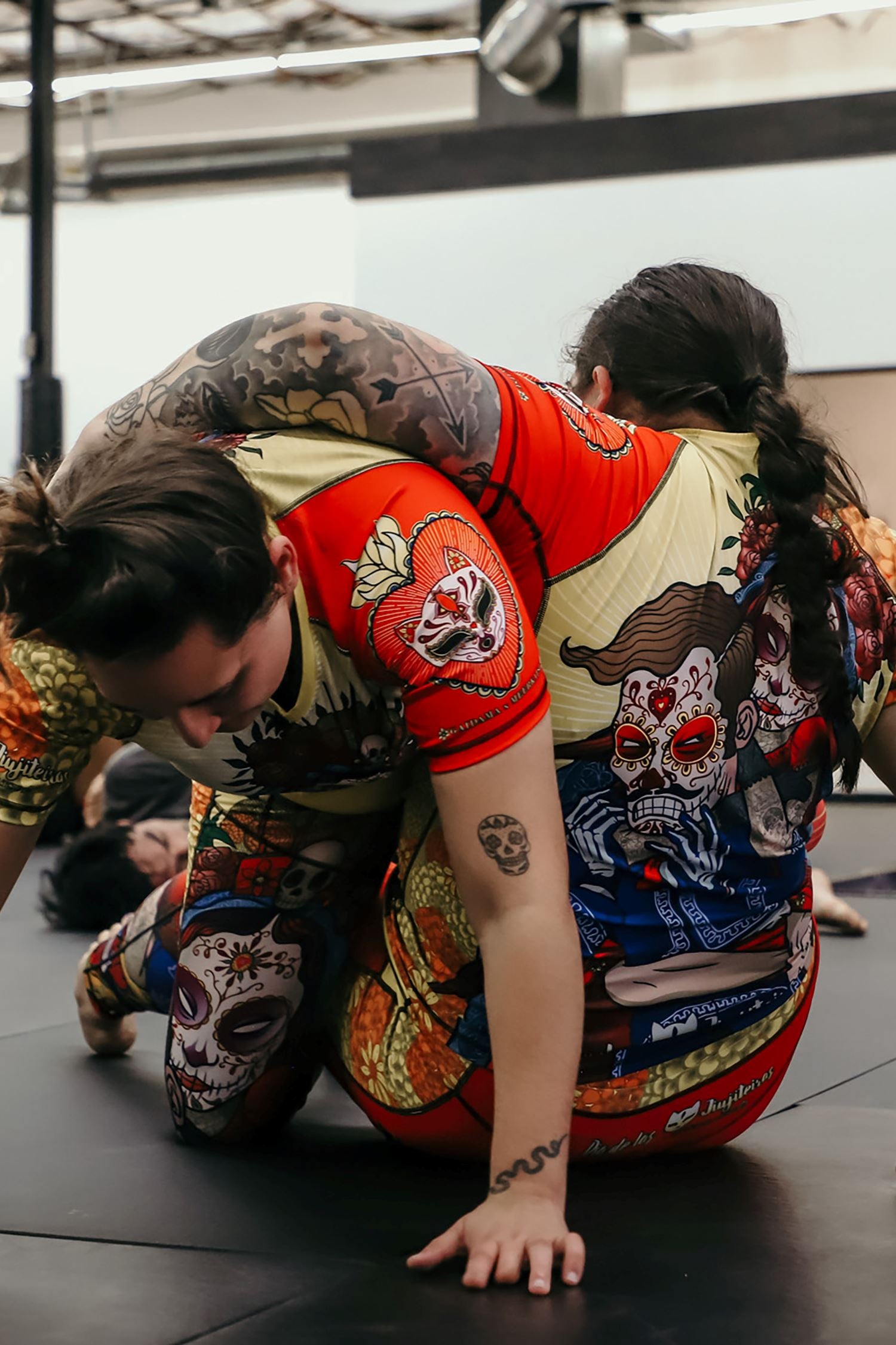 Women's Dia de las Jiujiteiras Jiu Jitsu Rashguard - Short Sleeve、mySite、gigharbornorthrealestate