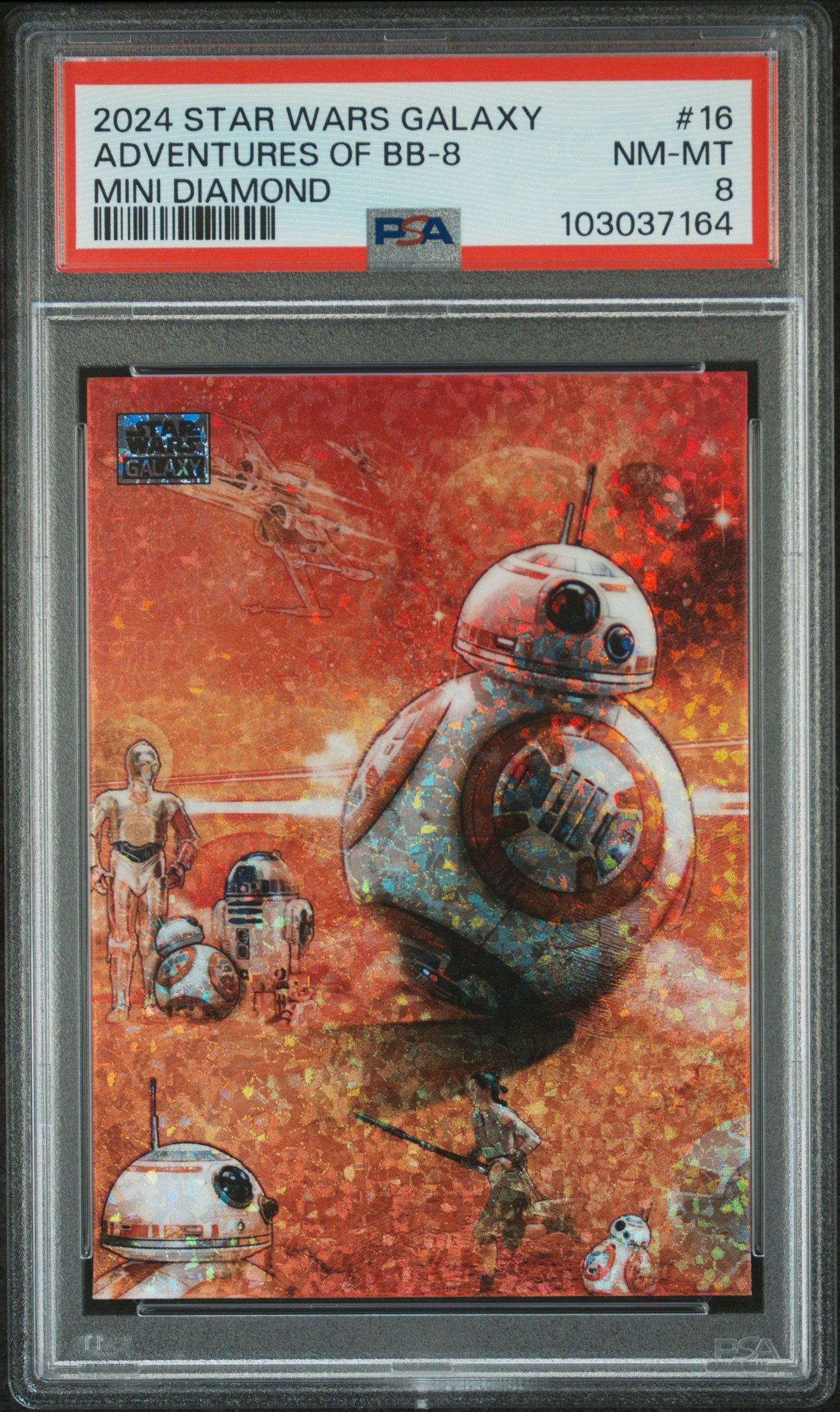 Adventures Of BB-8 #16 Mini Diamond PSA 8 Topps Chrome Star Wars Galaxy 2024、mySite、waistdrama