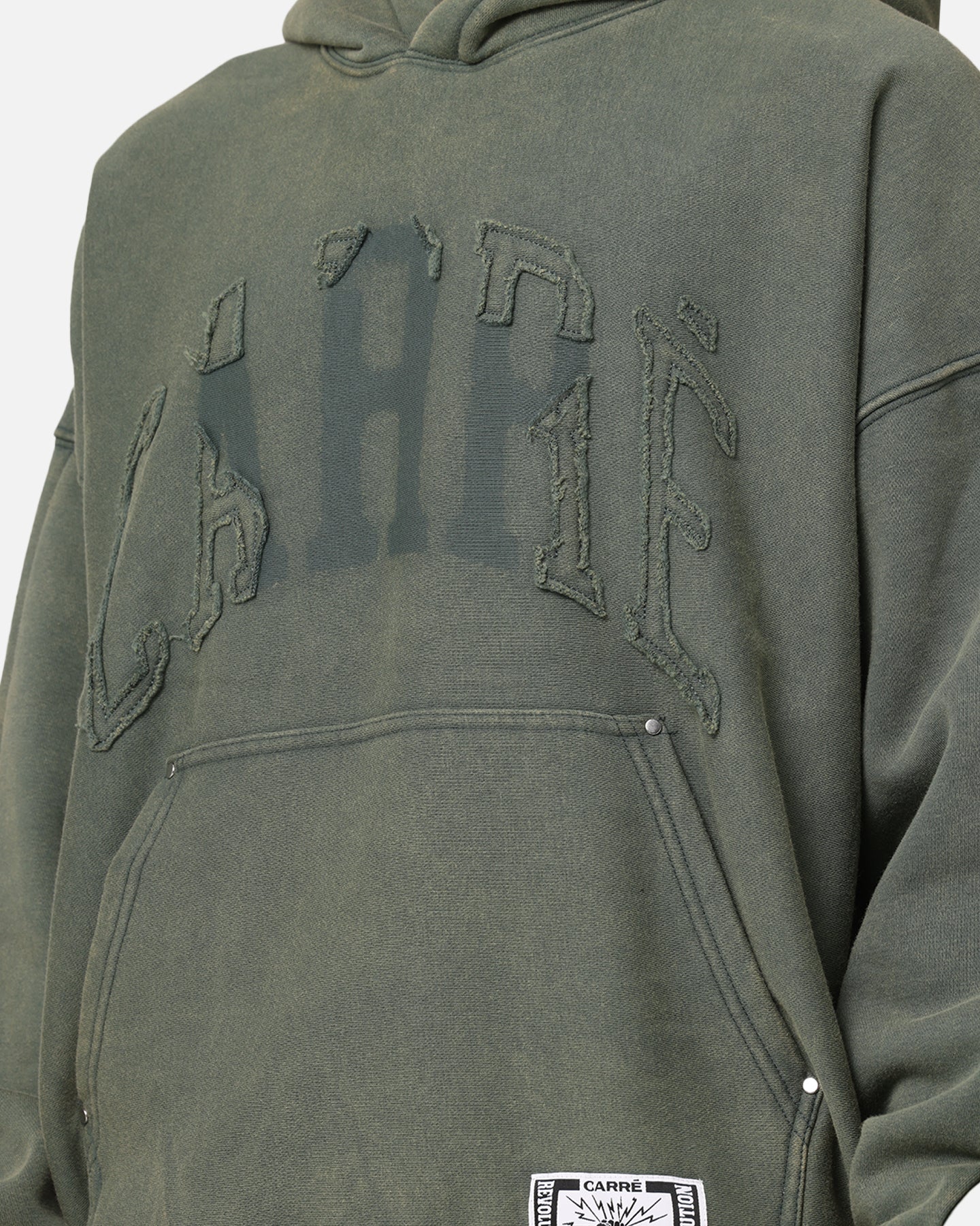 Carre Con-Star Hoodie Rinsed Moss Green、mySite、zt4zffjzw