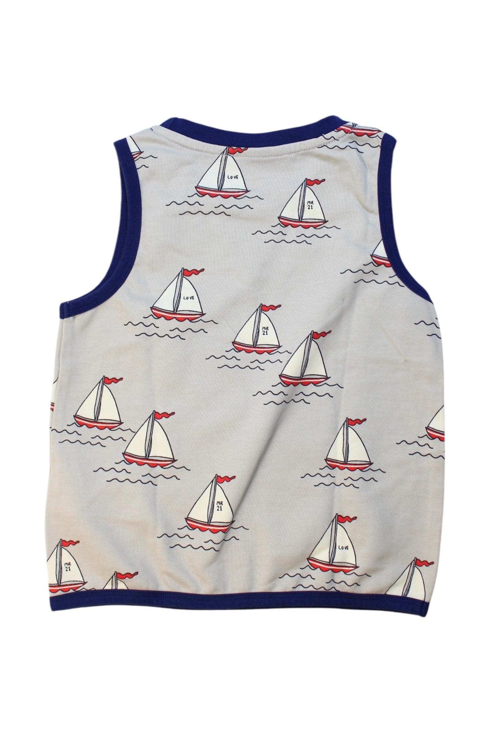 Mini Rodini Sailboat Sleeveless Top 5T、mySite、g9winljtr