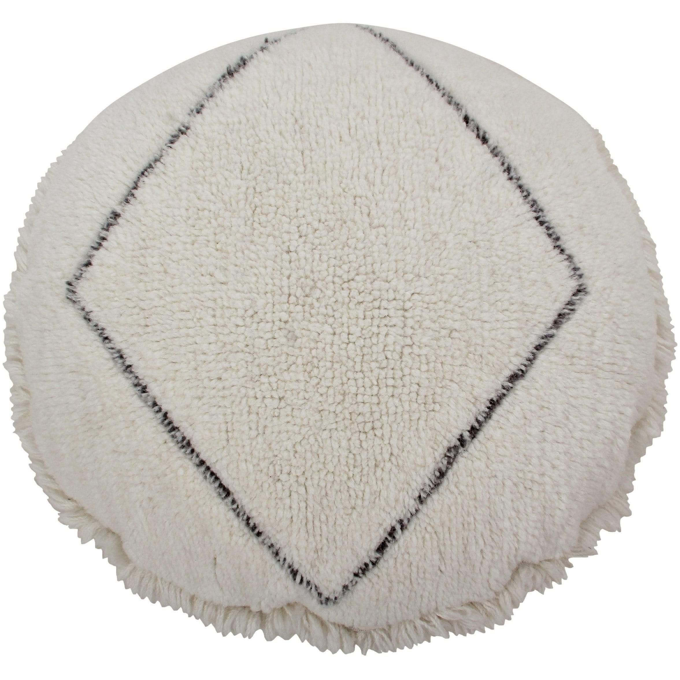 Berber Soul Wool Washable Pouffe、mySite、gigharbornorthrealestate