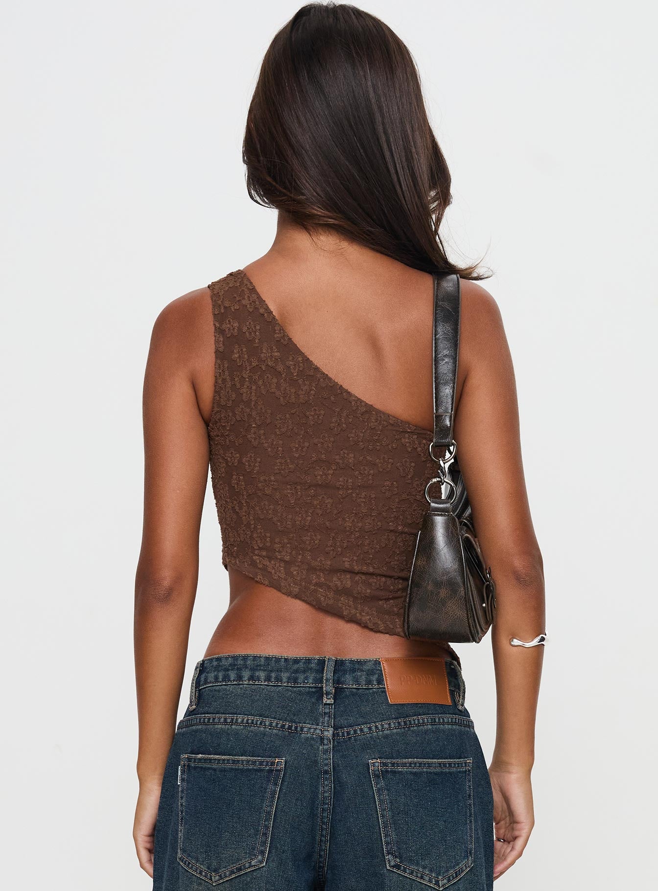Toomba One Shoulder Top Brown、mySite、solidvoid