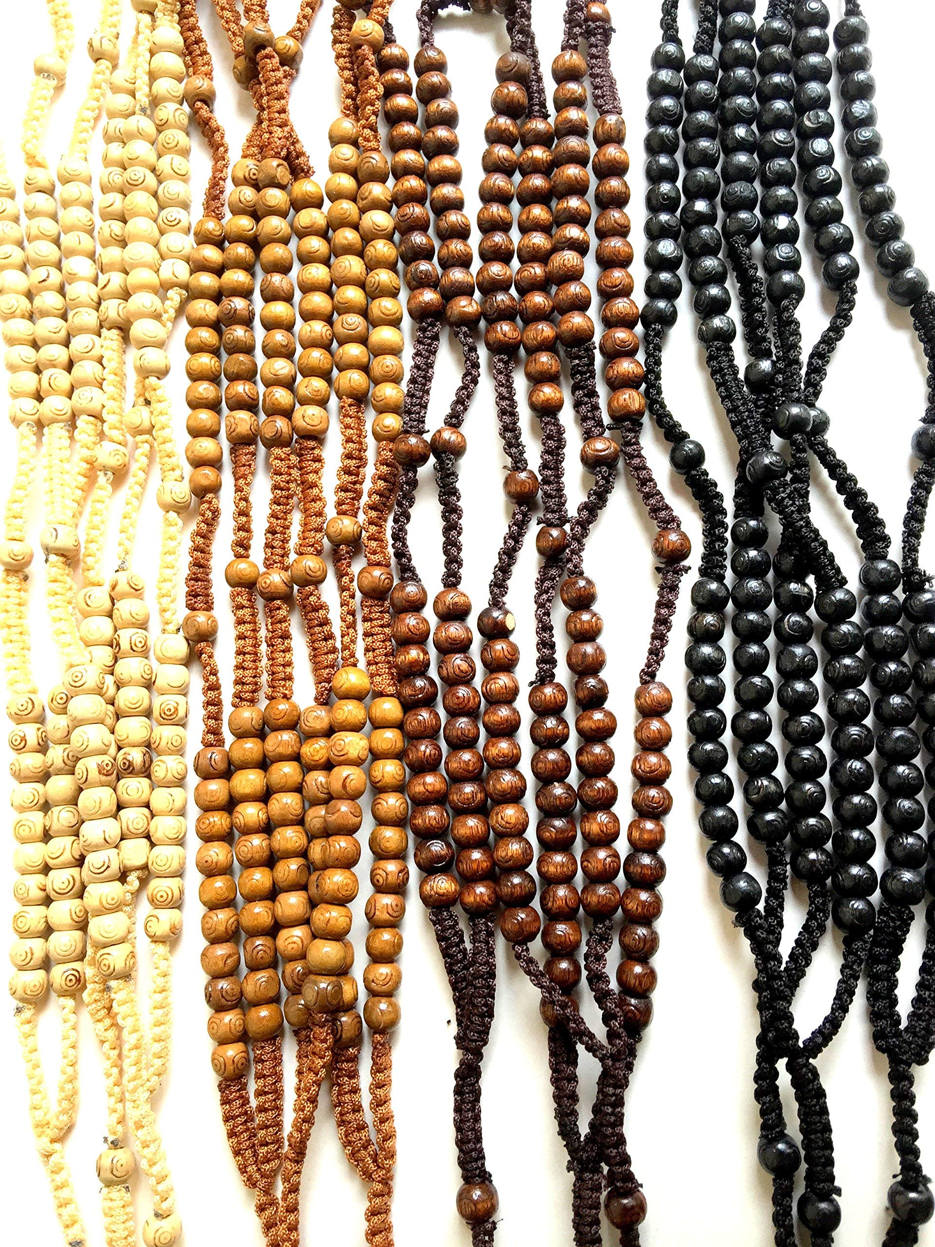 Dozen-12pcs Authentic Wooden Beads Rosaries From Nazareth Holy Land、mySite、topwebapps