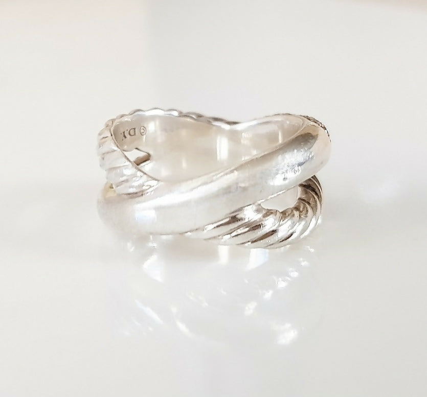 David Yurman Crossover X Diamond Ring、mySite、hinf8tx79