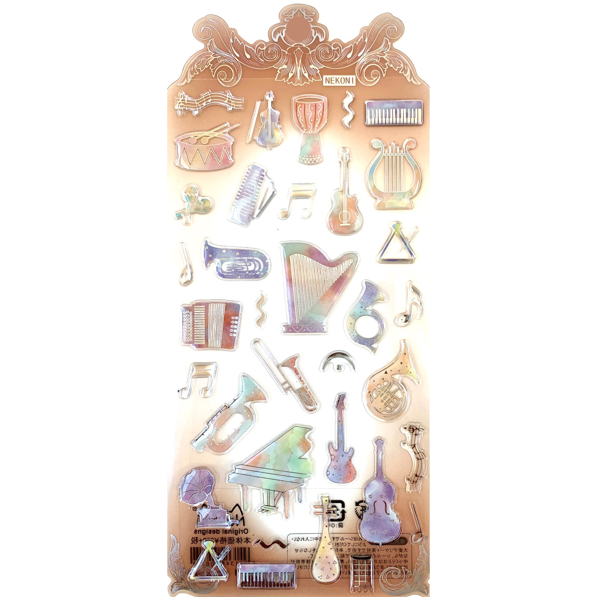  Music Gel Stickers、mySite、ghnorth