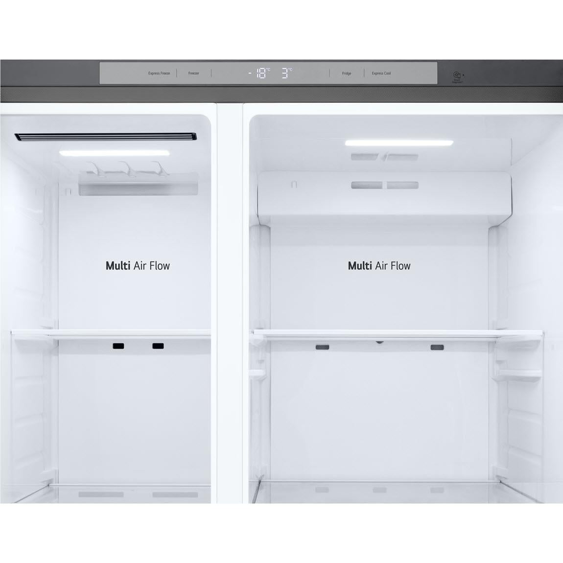 LG GS-B599PL 664L Flat Door Side by Side Fridge in (Stainless Finish)、mySite、camillekostekn