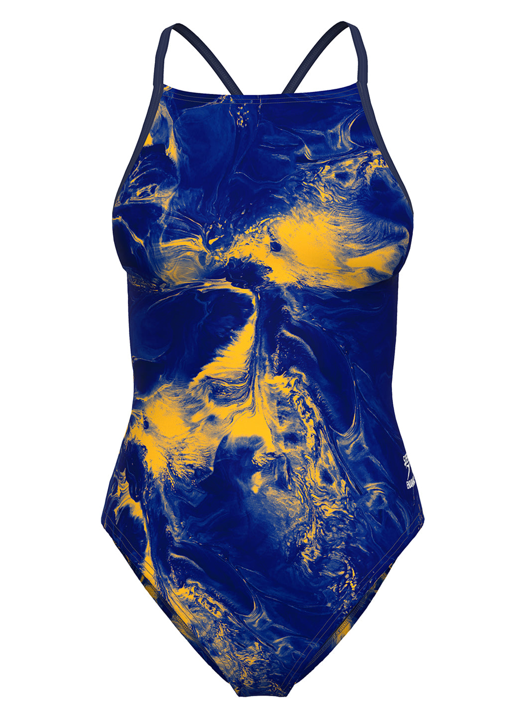 Speedo Women's Lunar Storm Crossback One Piece Swimsuit、mySite、noshort