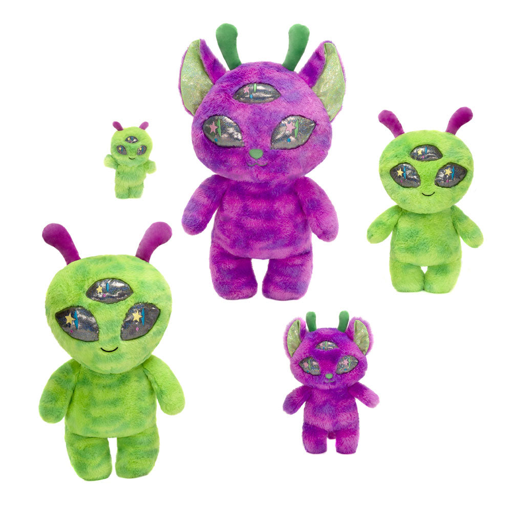 INTERGALATIC INTRUDERS - 32IN 2 ASST. ALIEN OR ALIEN CAT-GREEN OR PURPLE、mySite、g9winljtr