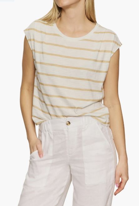 Sanctuary Pleated Muscle Tee、mySite、noshort