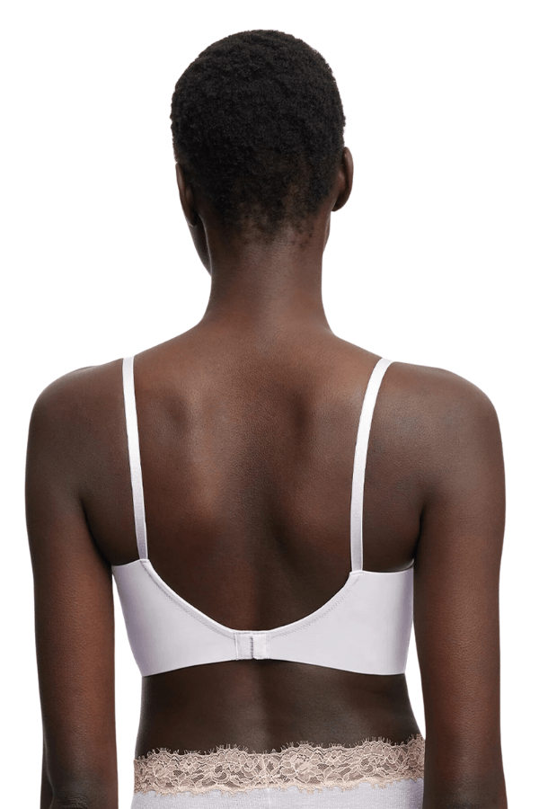 Entice Longline Lace Bra - White、mySite、bengalsvssteelers