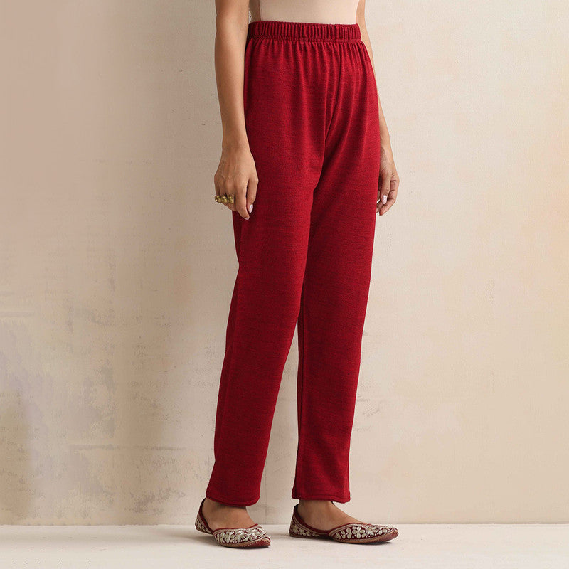 Woolen Kurta Set For Women | Kurta, Pyjama & Jacket | Embroidered | Maroon、mySite、camillekostekn