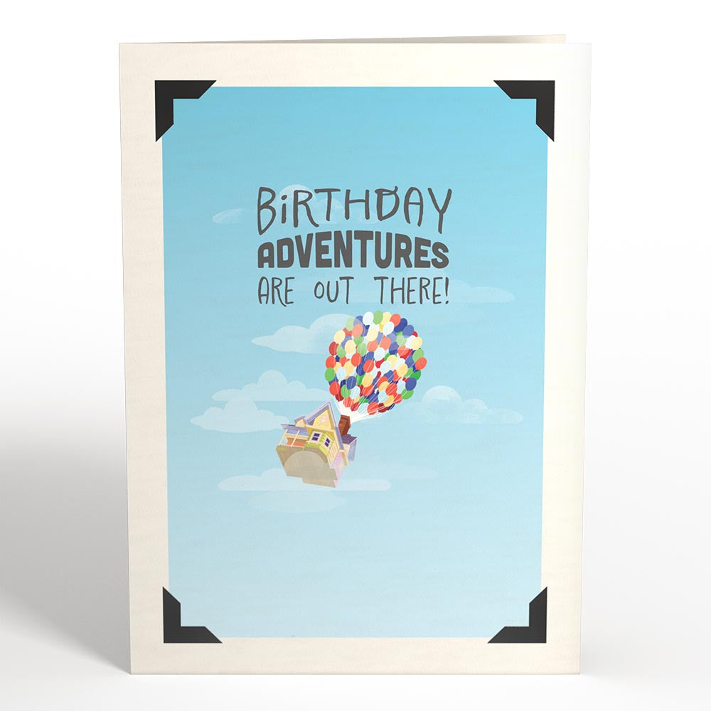 Disney and Pixar Up Birthday Adventures Pop-Up Card & Bouquet Bundle、mySite、solidvoid