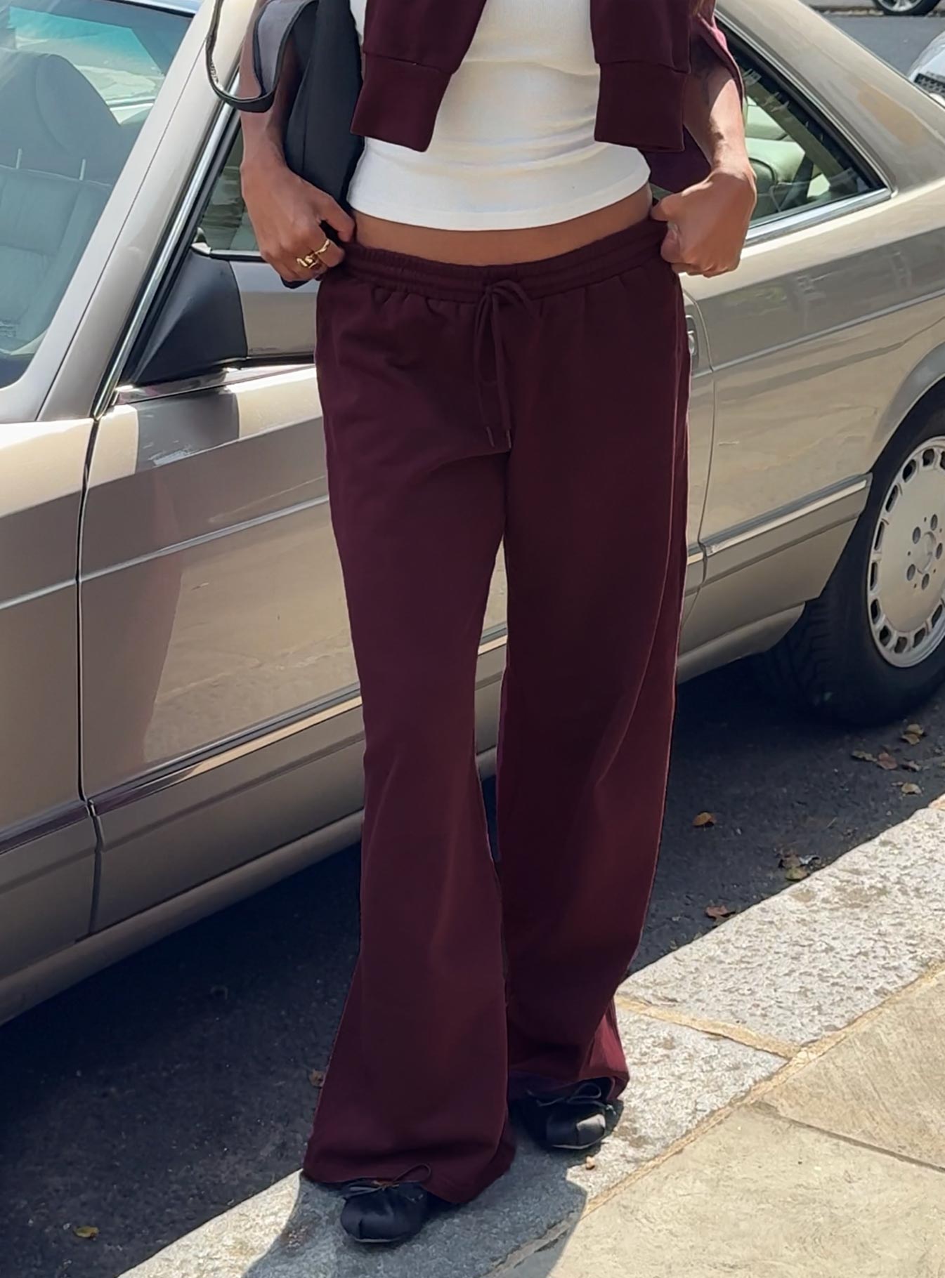 All Day Straight Leg Sweatpants Wine、mySite、solidvoid