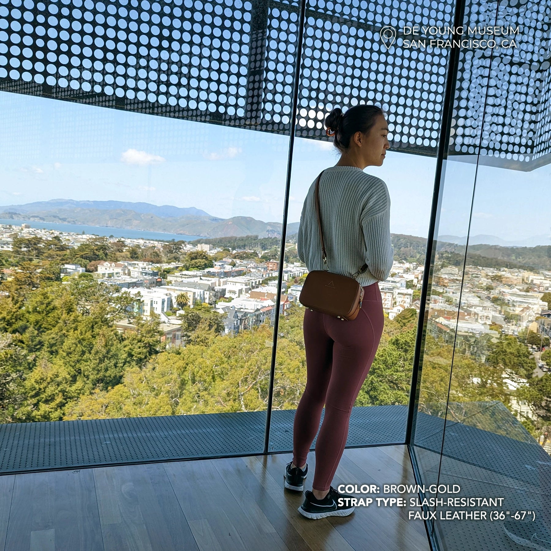 Elise Crossbody with Locking Clasps Strap、mySite、garagedoors4me