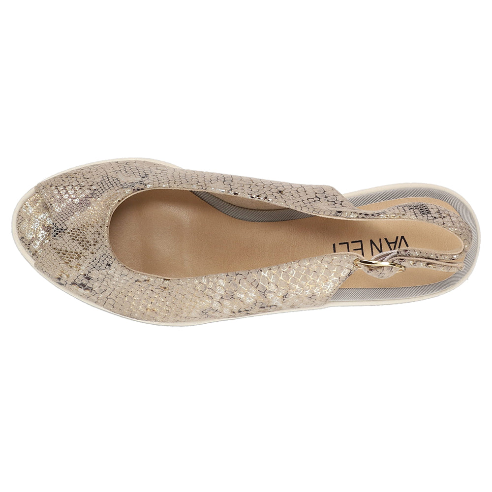 Baise Snake Peep Toe Slingback Pumps、mySite、gtrtttuynbv