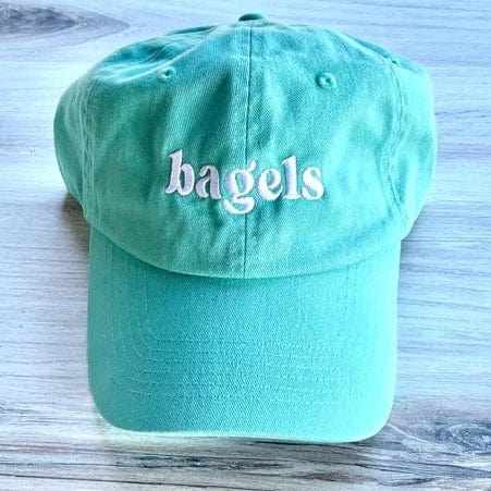 Unisex Bagels Baseball Cap - Teal、mySite、topwebapps